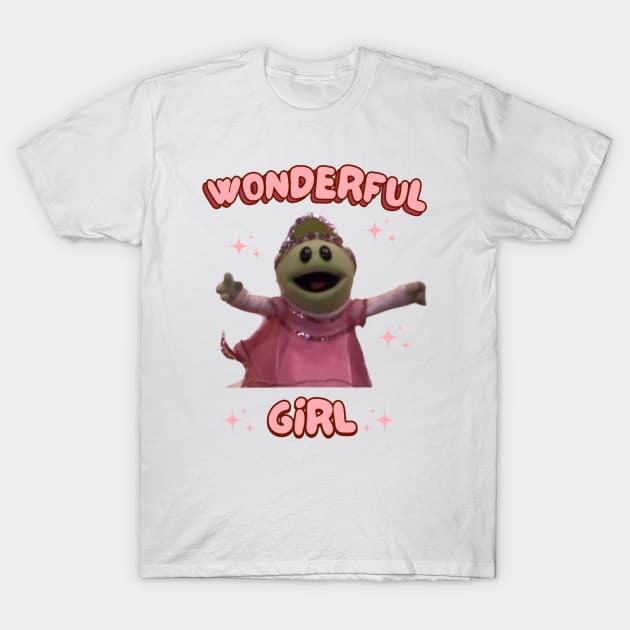 Wonderful Girl T-Shirt by Steven brown